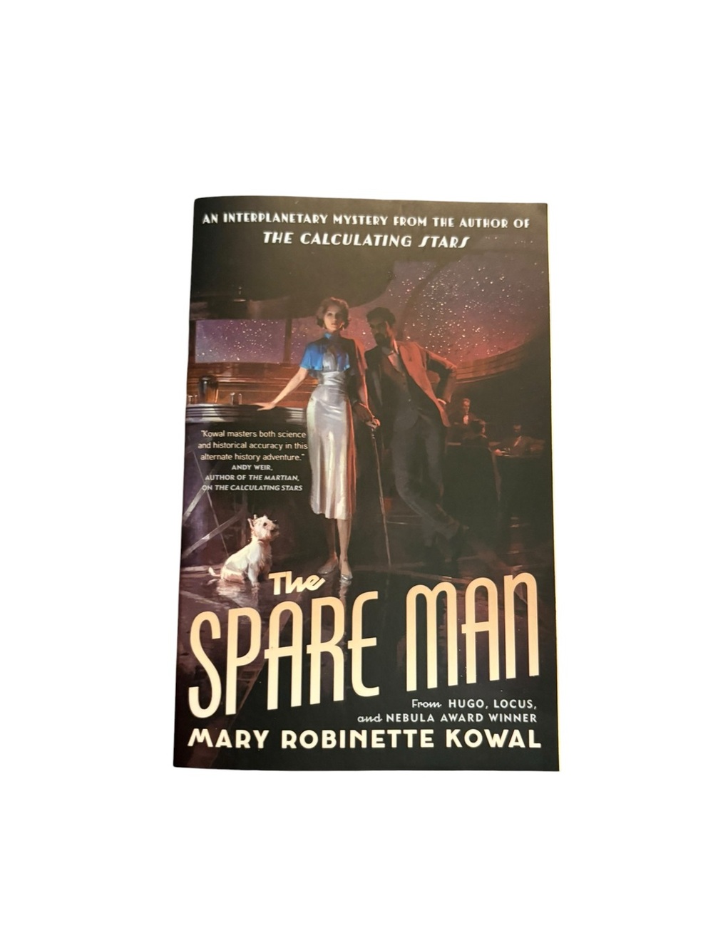 3/$20 The Spare Man by Mary Robinette Kowal - Black Cover Coffee Table Book